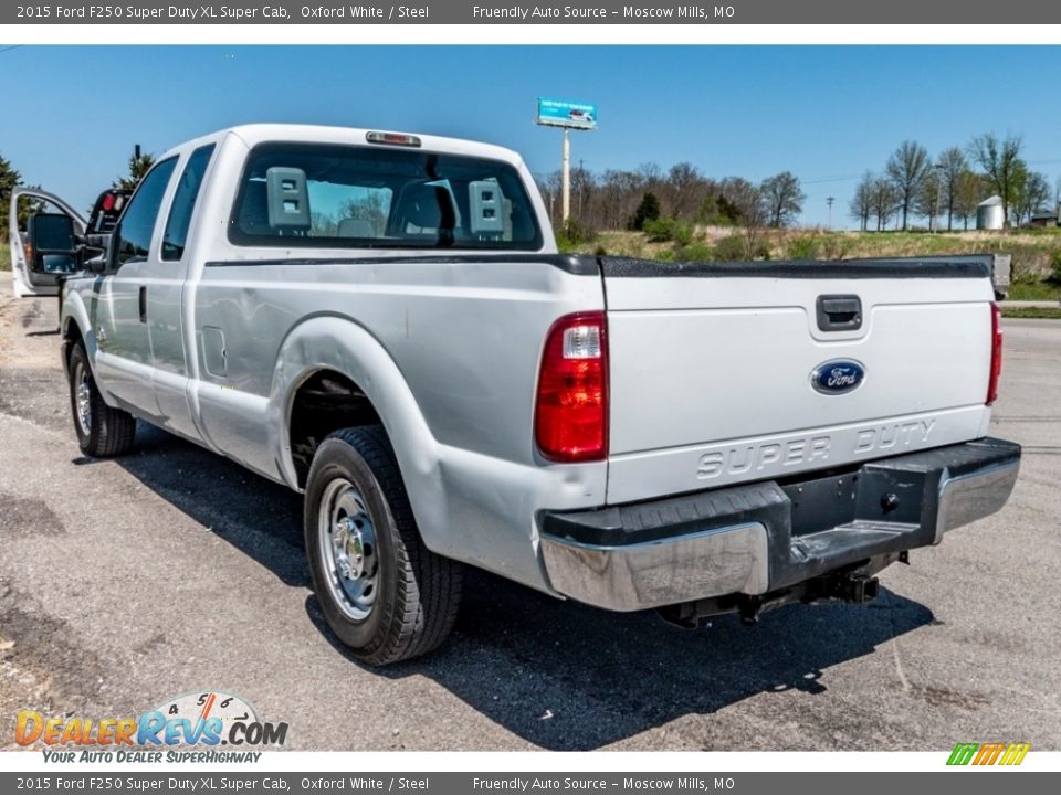 2015 Ford F250 Super Duty XL Super Cab Oxford White / Steel Photo #6