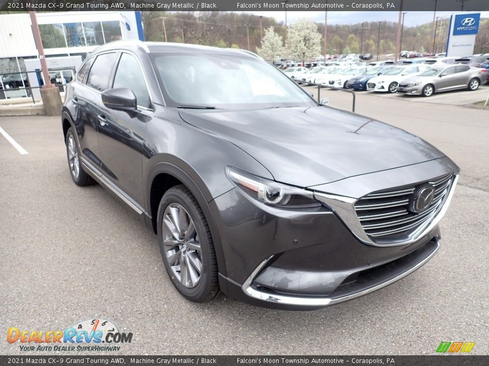 2021 Mazda CX-9 Grand Touring AWD Machine Gray Metallic / Black Photo #3