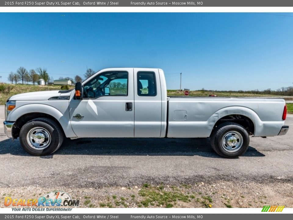 2015 Ford F250 Super Duty XL Super Cab Oxford White / Steel Photo #7