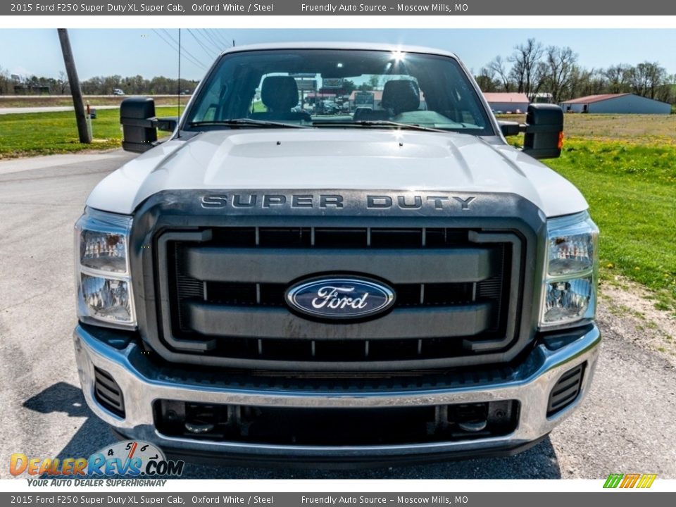 2015 Ford F250 Super Duty XL Super Cab Oxford White / Steel Photo #9