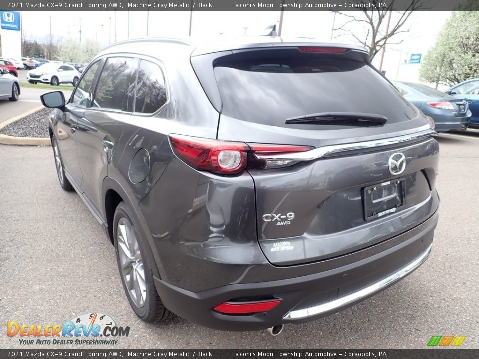 2021 Mazda CX-9 Grand Touring AWD Machine Gray Metallic / Black Photo #6