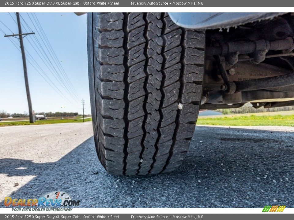 2015 Ford F250 Super Duty XL Super Cab Oxford White / Steel Photo #11