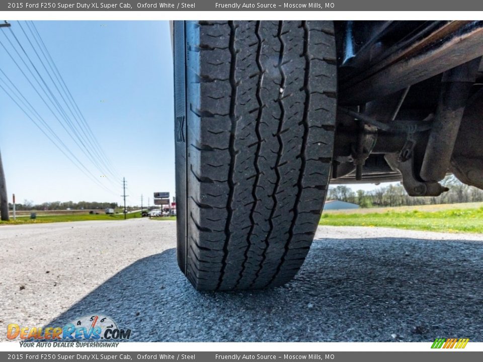 2015 Ford F250 Super Duty XL Super Cab Oxford White / Steel Photo #12