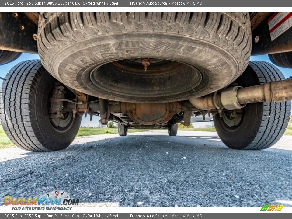 2015 Ford F250 Super Duty XL Super Cab Oxford White / Steel Photo #13