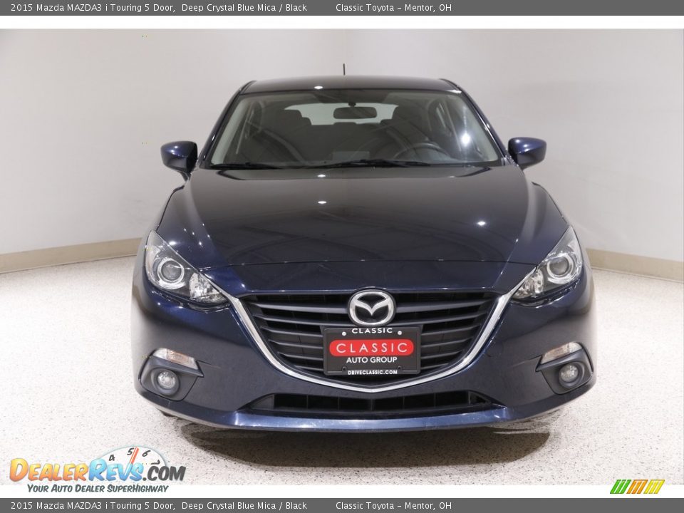 2015 Mazda MAZDA3 i Touring 5 Door Deep Crystal Blue Mica / Black Photo #2