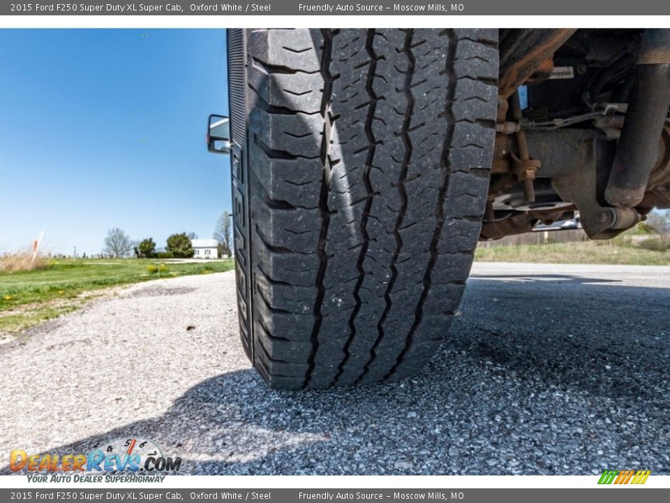 2015 Ford F250 Super Duty XL Super Cab Oxford White / Steel Photo #15