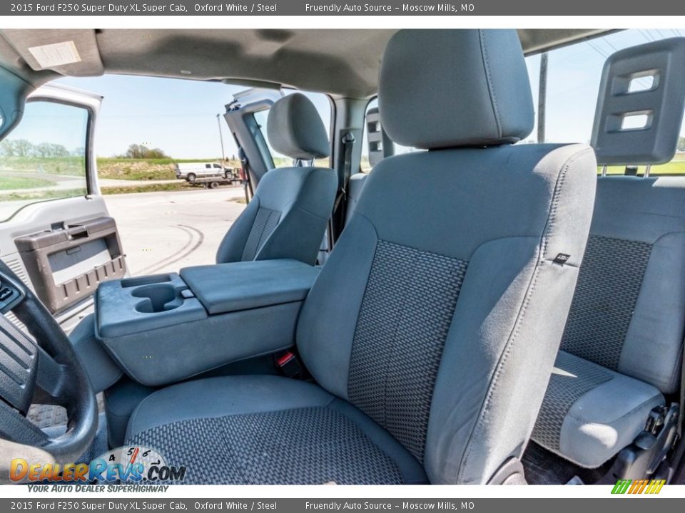 2015 Ford F250 Super Duty XL Super Cab Oxford White / Steel Photo #18