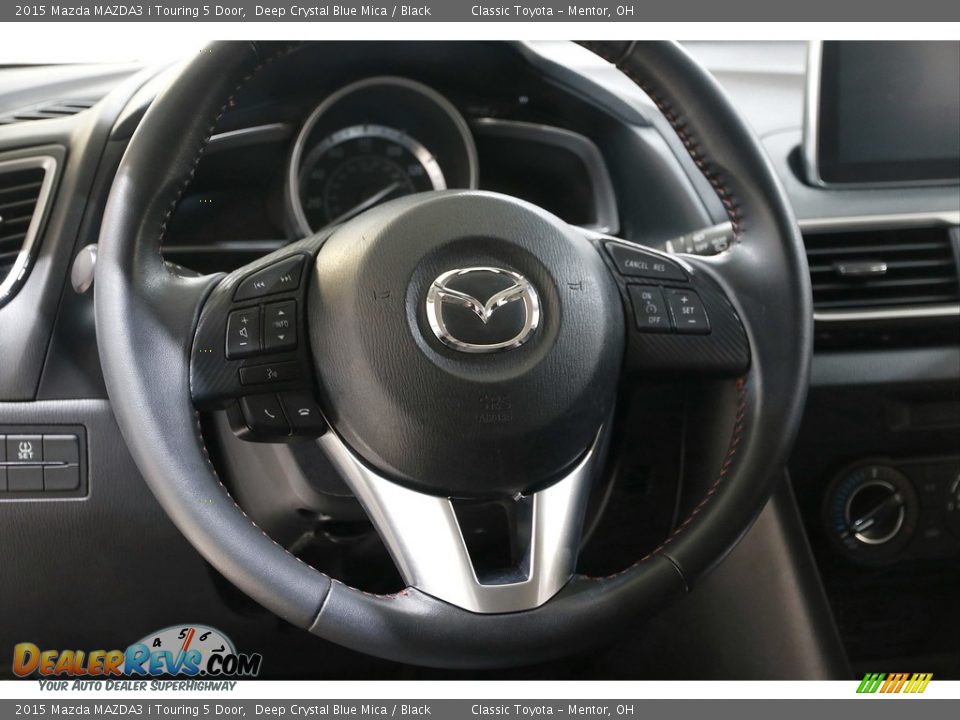2015 Mazda MAZDA3 i Touring 5 Door Steering Wheel Photo #7