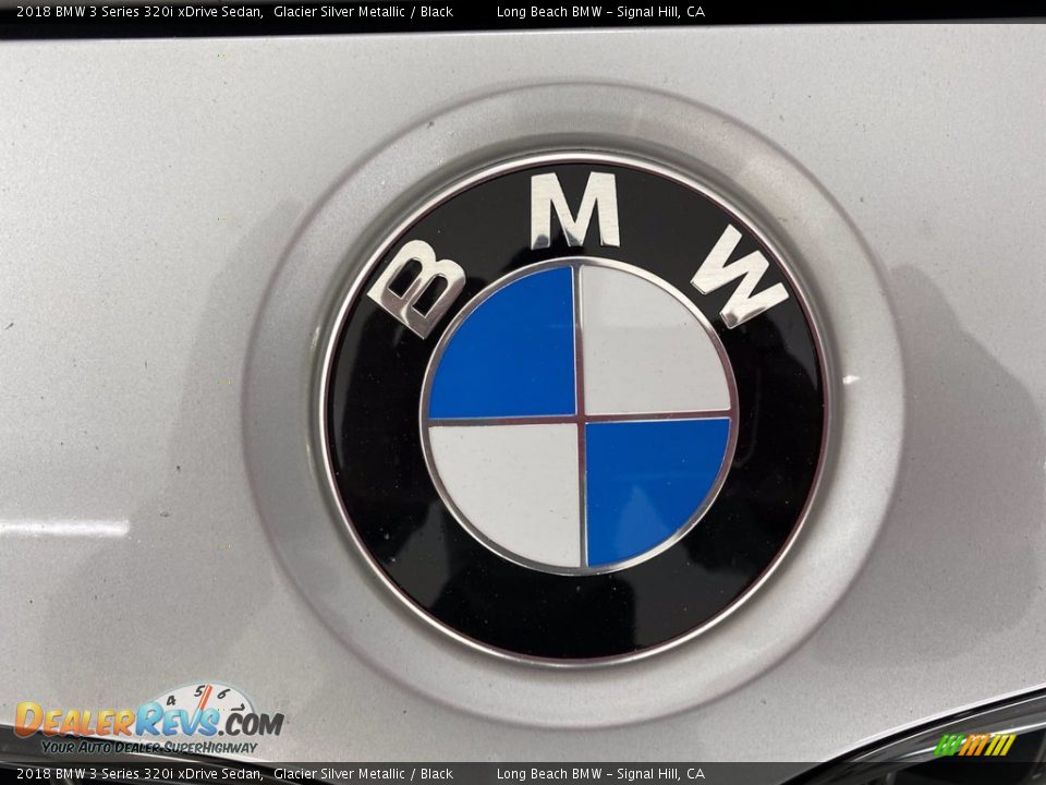 2018 BMW 3 Series 320i xDrive Sedan Glacier Silver Metallic / Black Photo #7