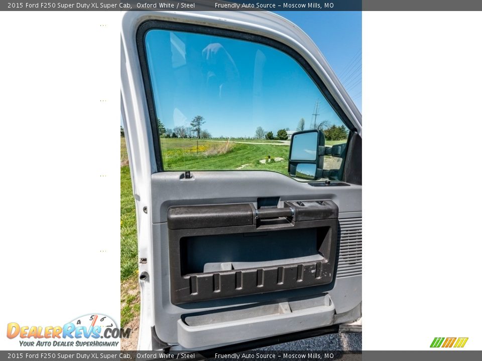 2015 Ford F250 Super Duty XL Super Cab Oxford White / Steel Photo #21