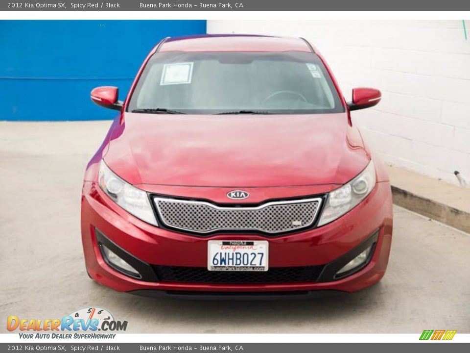 2012 Kia Optima SX Spicy Red / Black Photo #6