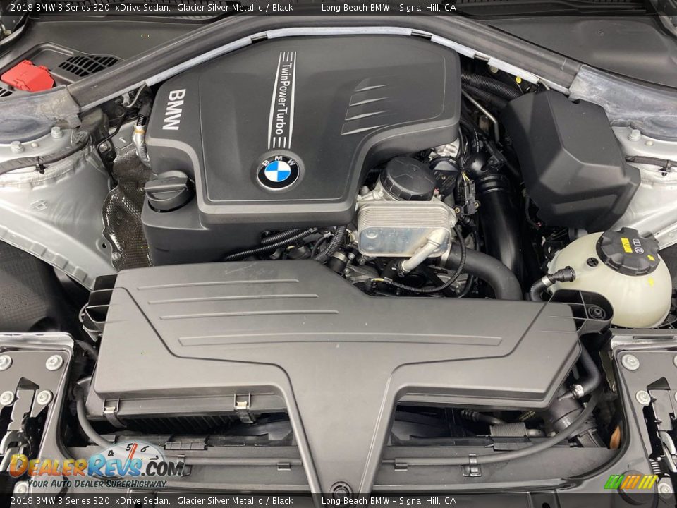2018 BMW 3 Series 320i xDrive Sedan Glacier Silver Metallic / Black Photo #11