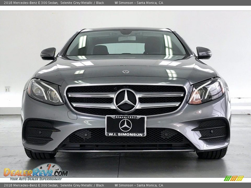 2018 Mercedes-Benz E 300 Sedan Selenite Grey Metallic / Black Photo #2