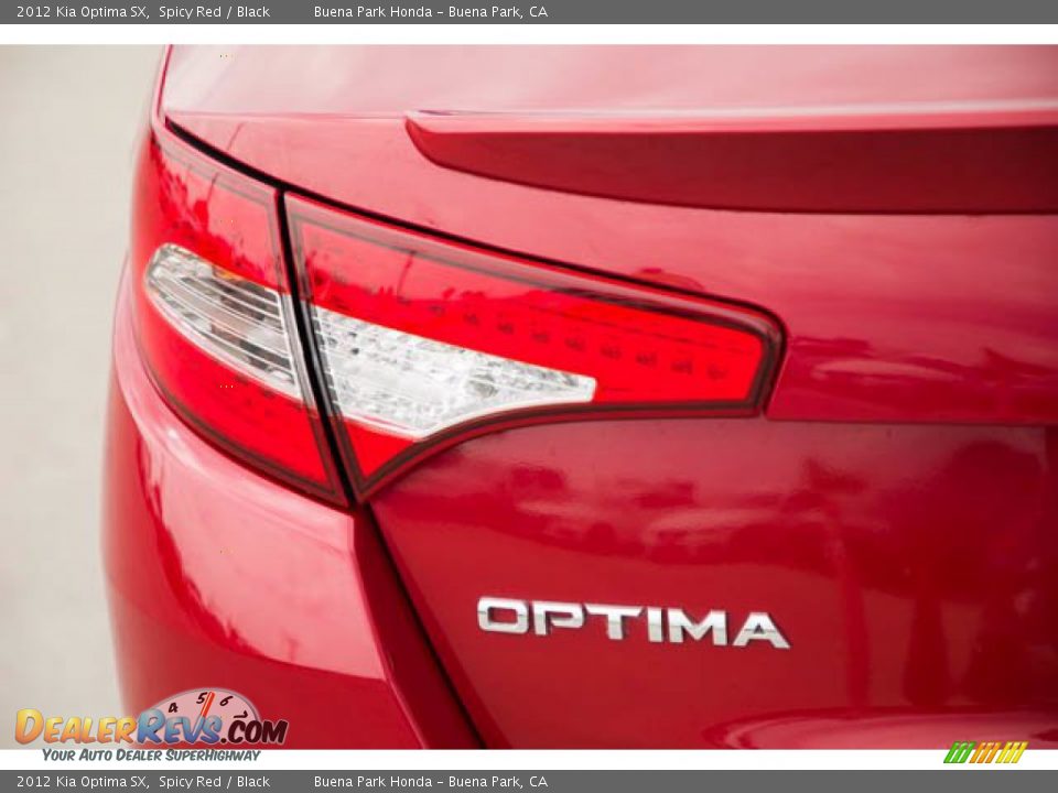 2012 Kia Optima SX Spicy Red / Black Photo #9