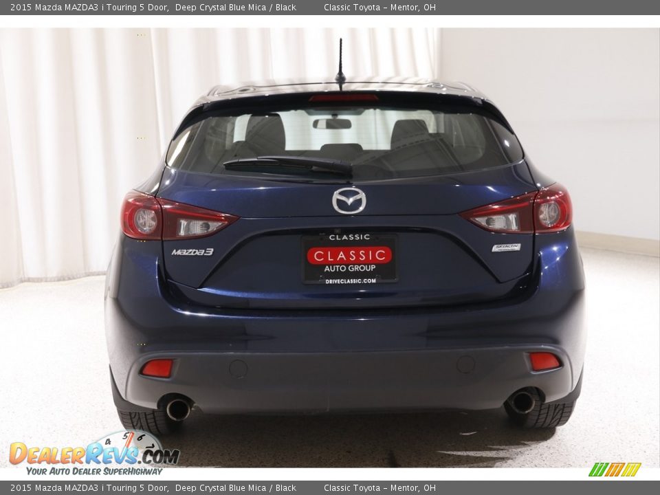 2015 Mazda MAZDA3 i Touring 5 Door Deep Crystal Blue Mica / Black Photo #16