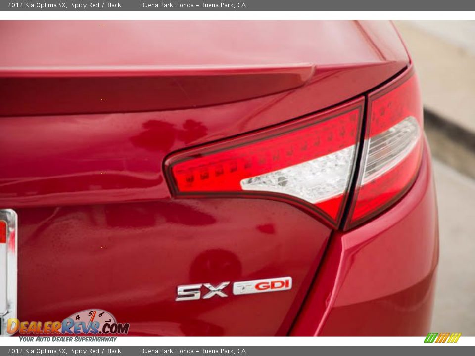 2012 Kia Optima SX Spicy Red / Black Photo #10