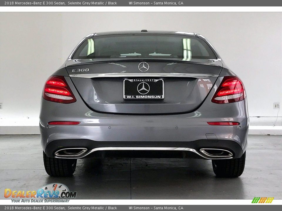 2018 Mercedes-Benz E 300 Sedan Selenite Grey Metallic / Black Photo #3