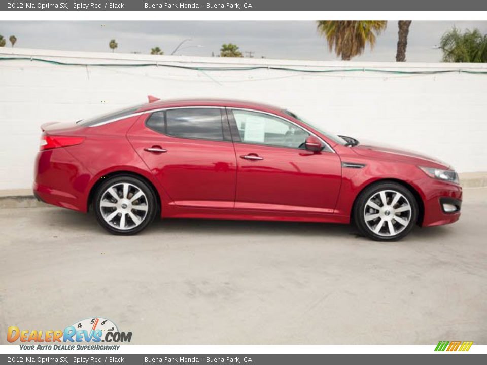 2012 Kia Optima SX Spicy Red / Black Photo #11