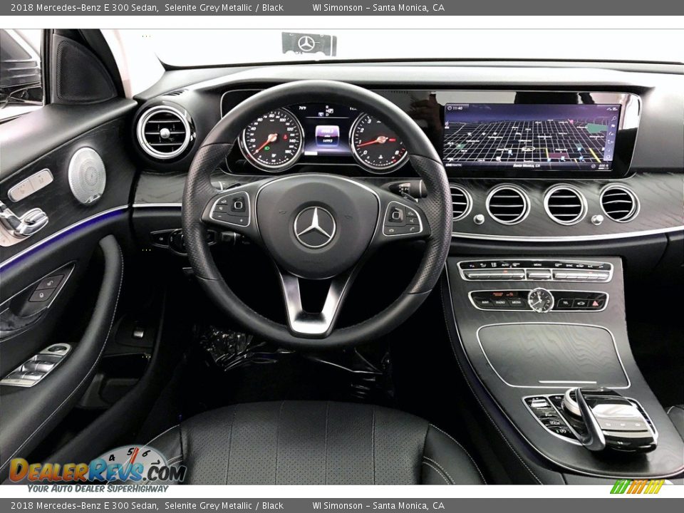 2018 Mercedes-Benz E 300 Sedan Selenite Grey Metallic / Black Photo #4