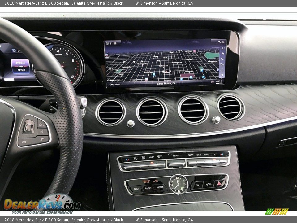 2018 Mercedes-Benz E 300 Sedan Selenite Grey Metallic / Black Photo #5