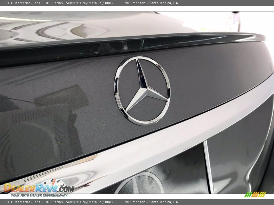 2018 Mercedes-Benz E 300 Sedan Selenite Grey Metallic / Black Photo #7