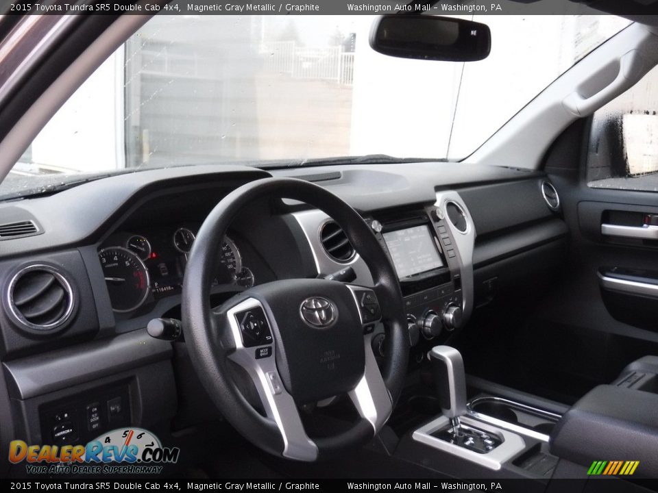2015 Toyota Tundra SR5 Double Cab 4x4 Magnetic Gray Metallic / Graphite Photo #19