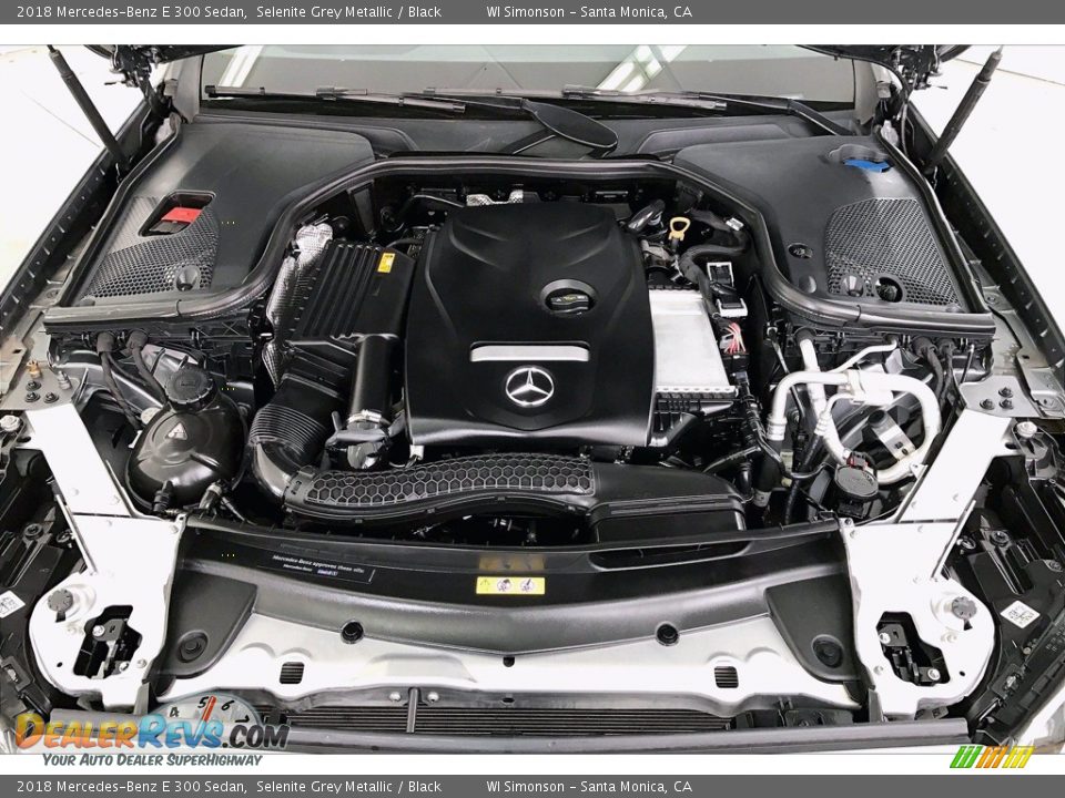 2018 Mercedes-Benz E 300 Sedan Selenite Grey Metallic / Black Photo #9