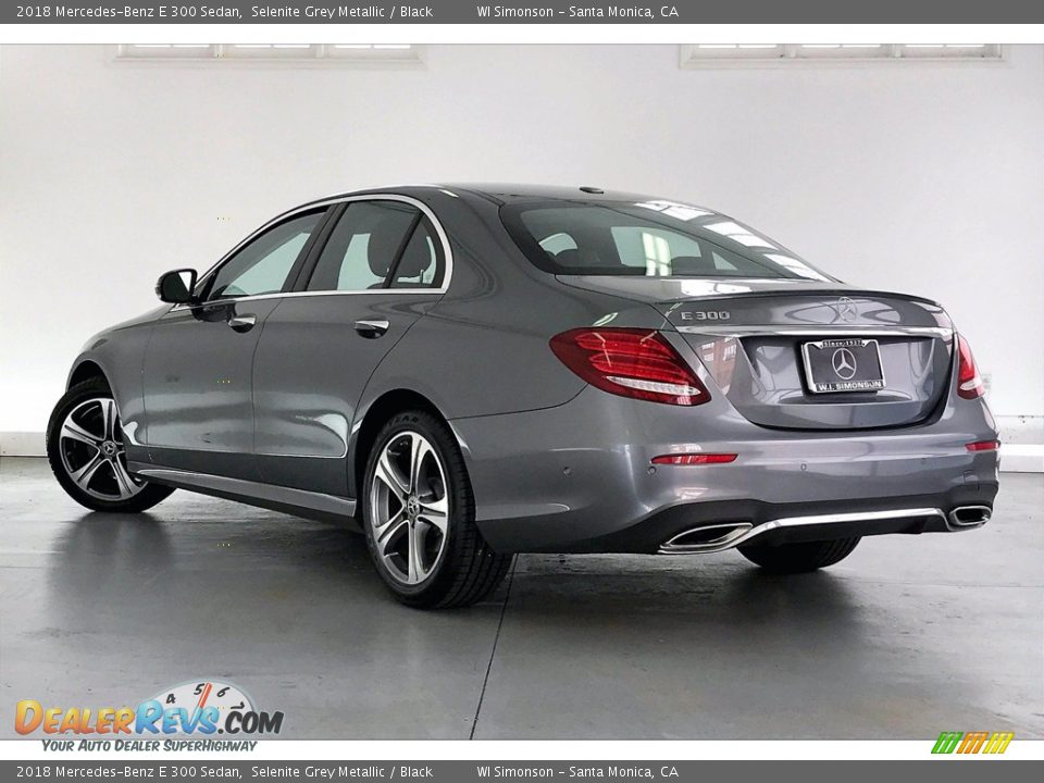 2018 Mercedes-Benz E 300 Sedan Selenite Grey Metallic / Black Photo #10