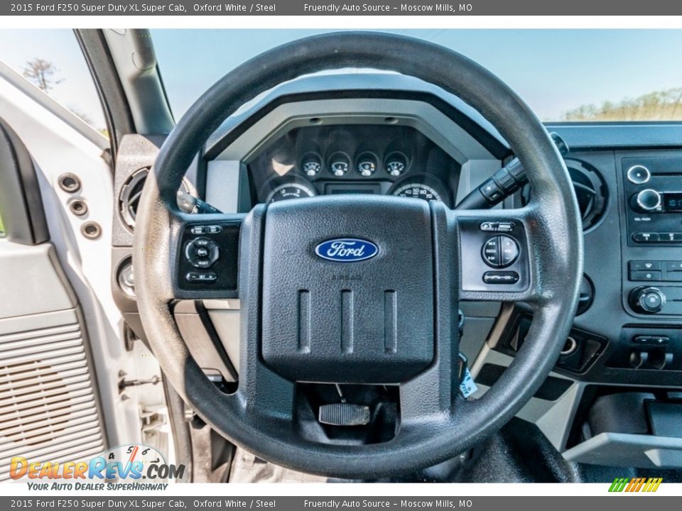 2015 Ford F250 Super Duty XL Super Cab Steering Wheel Photo #35