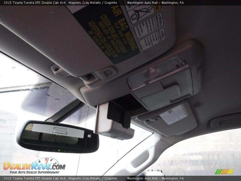 2015 Toyota Tundra SR5 Double Cab 4x4 Magnetic Gray Metallic / Graphite Photo #24