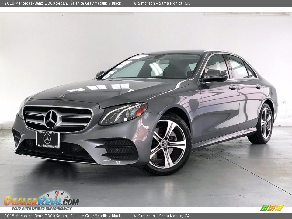 2018 Mercedes-Benz E 300 Sedan Selenite Grey Metallic / Black Photo #12