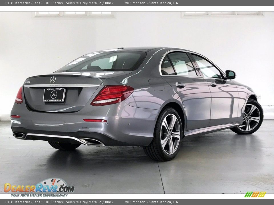 2018 Mercedes-Benz E 300 Sedan Selenite Grey Metallic / Black Photo #13