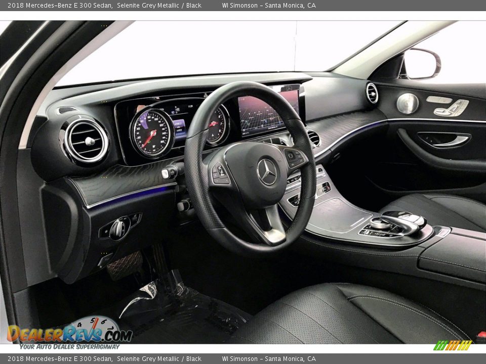 2018 Mercedes-Benz E 300 Sedan Selenite Grey Metallic / Black Photo #14