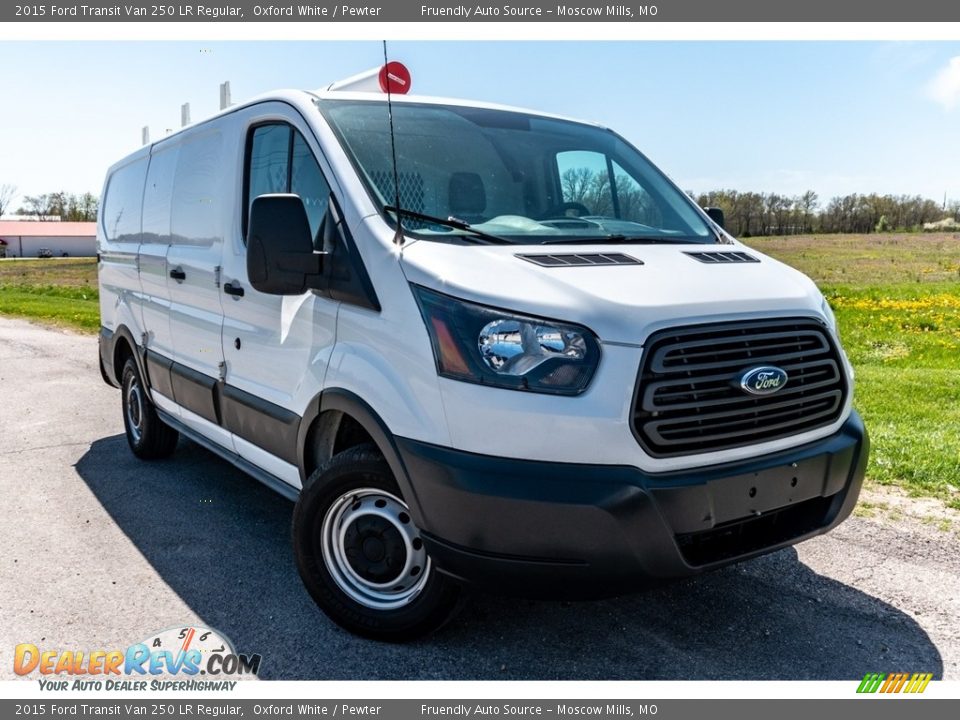 2015 Ford Transit Van 250 LR Regular Oxford White / Pewter Photo #1