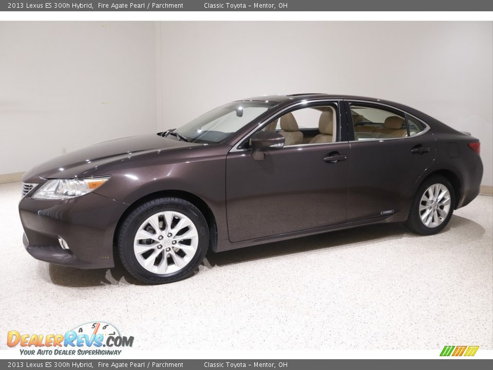 2013 Lexus ES 300h Hybrid Fire Agate Pearl / Parchment Photo #3