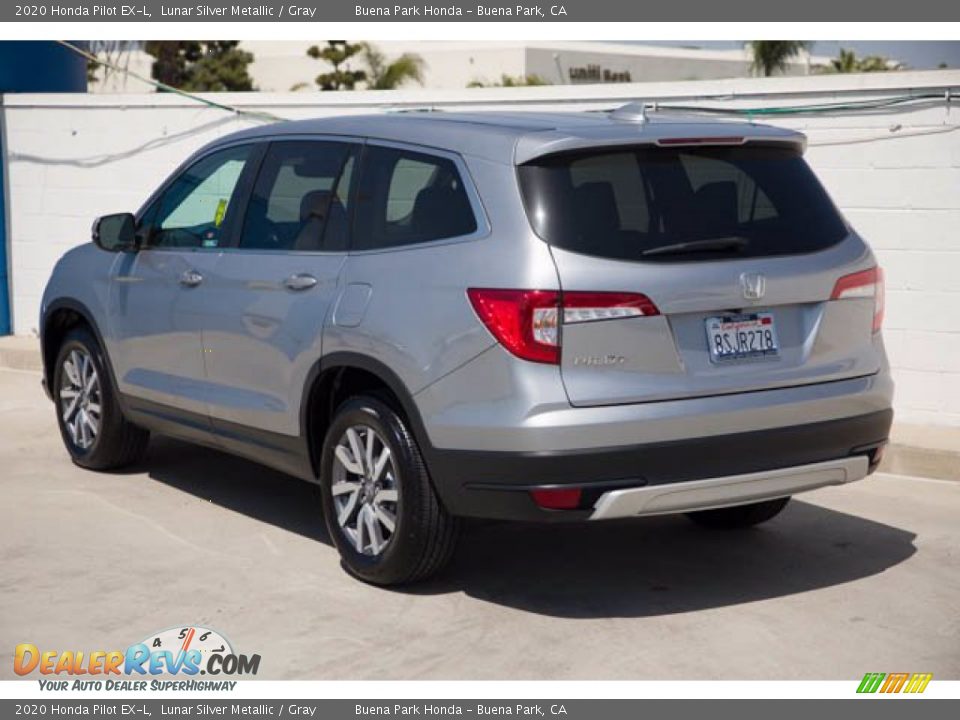 2020 Honda Pilot EX-L Lunar Silver Metallic / Gray Photo #2