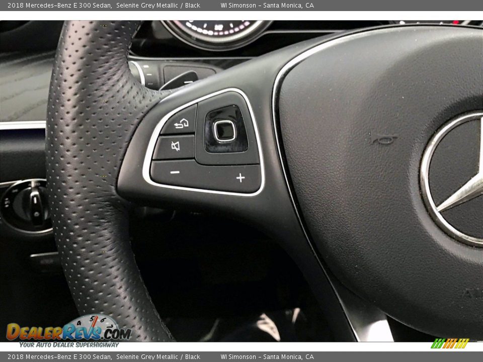 2018 Mercedes-Benz E 300 Sedan Selenite Grey Metallic / Black Photo #21