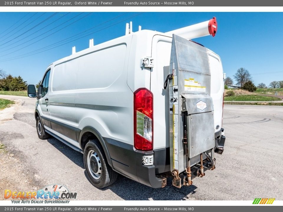 2015 Ford Transit Van 250 LR Regular Oxford White / Pewter Photo #6