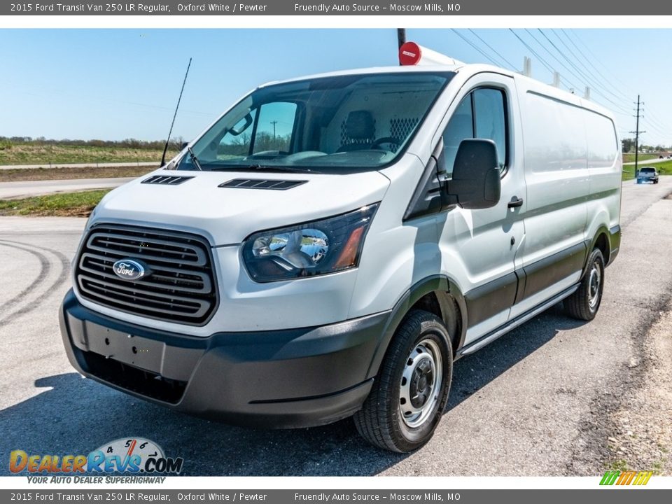 2015 Ford Transit Van 250 LR Regular Oxford White / Pewter Photo #8