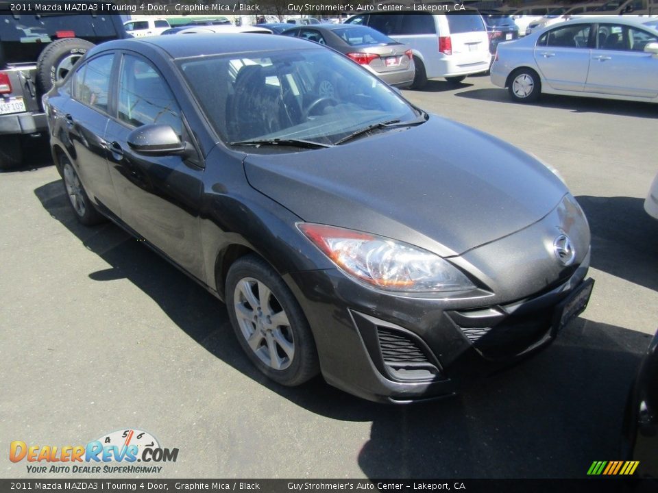 2011 Mazda MAZDA3 i Touring 4 Door Graphite Mica / Black Photo #1