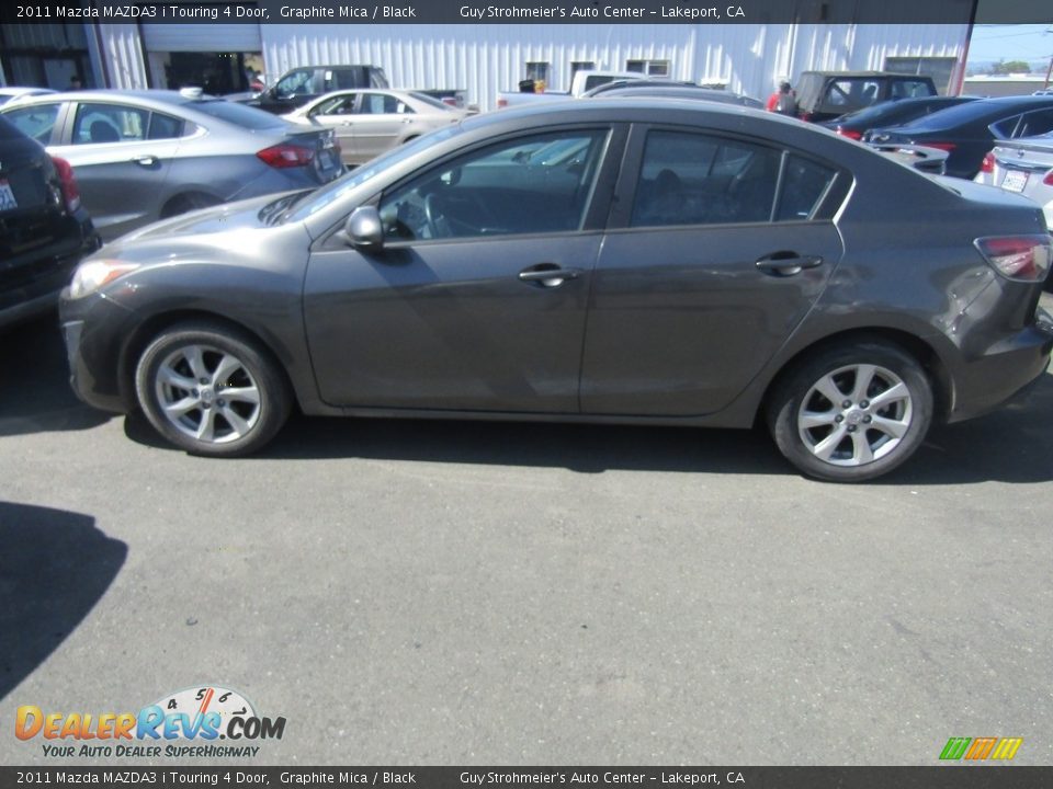 2011 Mazda MAZDA3 i Touring 4 Door Graphite Mica / Black Photo #3