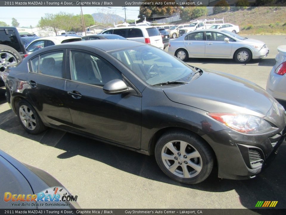 2011 Mazda MAZDA3 i Touring 4 Door Graphite Mica / Black Photo #4