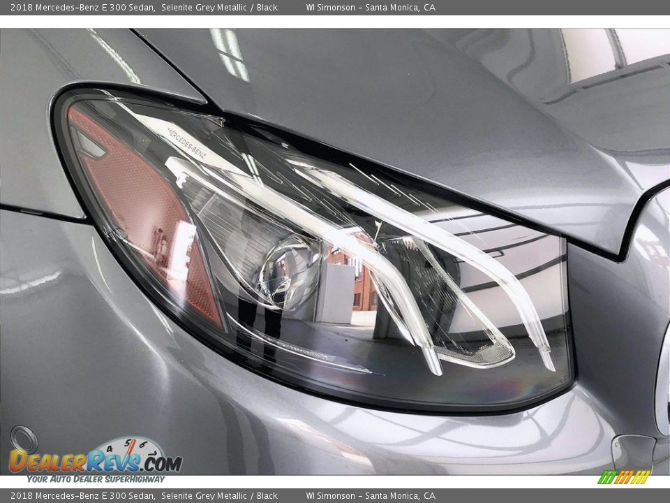 2018 Mercedes-Benz E 300 Sedan Selenite Grey Metallic / Black Photo #28