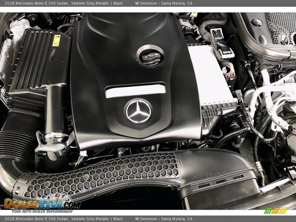 2018 Mercedes-Benz E 300 Sedan Selenite Grey Metallic / Black Photo #32