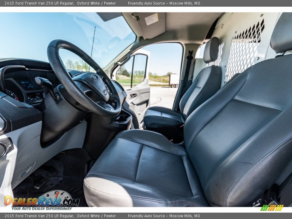 2015 Ford Transit Van 250 LR Regular Oxford White / Pewter Photo #19