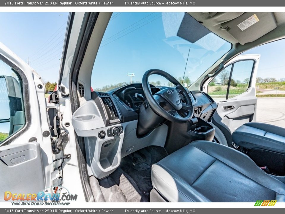 2015 Ford Transit Van 250 LR Regular Oxford White / Pewter Photo #20