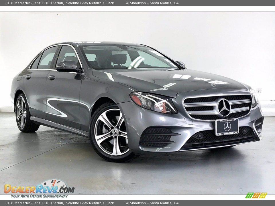 2018 Mercedes-Benz E 300 Sedan Selenite Grey Metallic / Black Photo #34