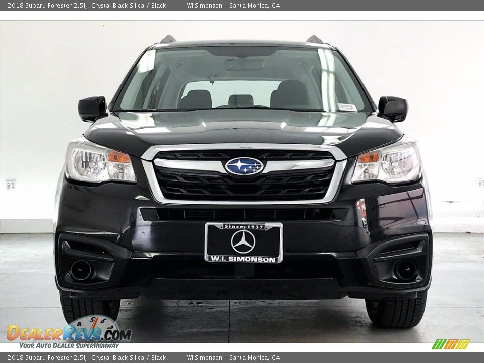 2018 Subaru Forester 2.5i Crystal Black Silica / Black Photo #2