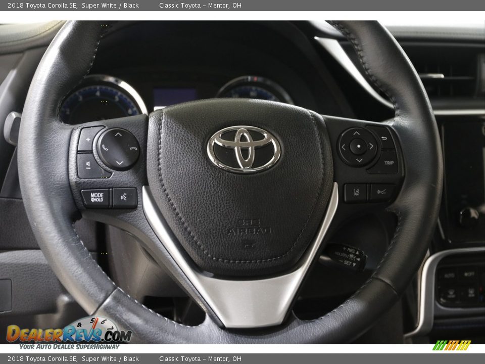 2018 Toyota Corolla SE Super White / Black Photo #7