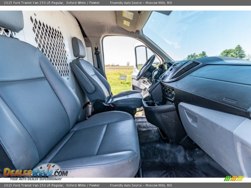 2015 Ford Transit Van 250 LR Regular Oxford White / Pewter Photo #27